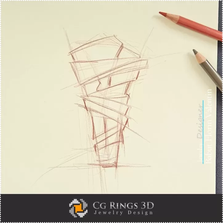 Ringskizze – Schmuckdesign