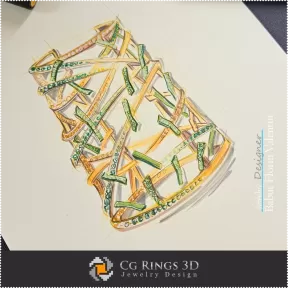 Skizzenarmband - Schmuckdesign