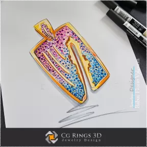 Croquis Pendentif - Joaillerie Design