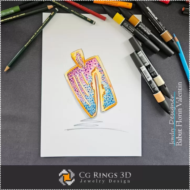 Pendant Sketch-Jewelry Design