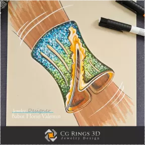 Skizzenarmband - Schmuckdesign