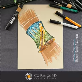 Skizzenarmband - Schmuckdesign