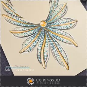 Schizzo di Collana - Design di Gioielli