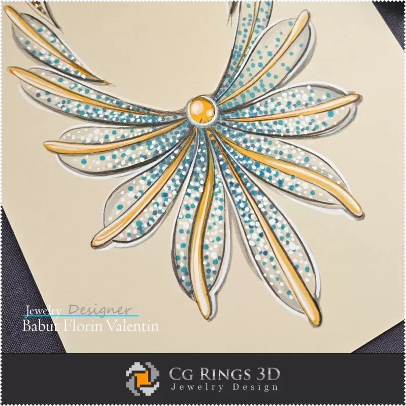 Schizzo di Collana - Design di Gioielli