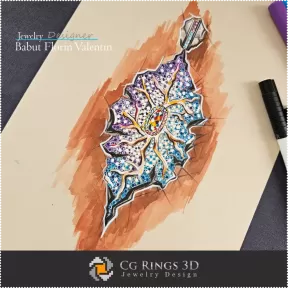 Pendant Sketch-Jewelry Design