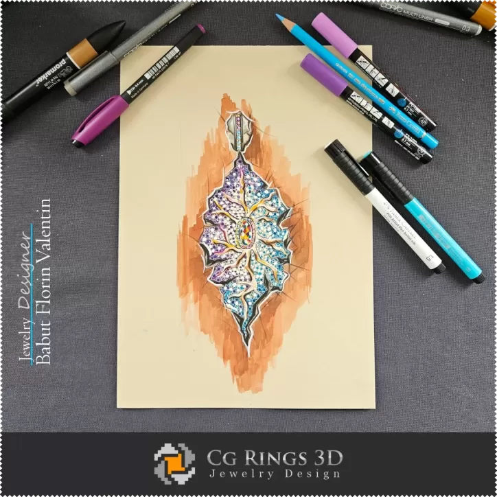 Pendant Sketch-Jewelry Design