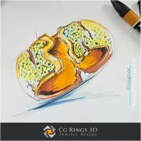 Sketch Bracelet - Jewelry Design