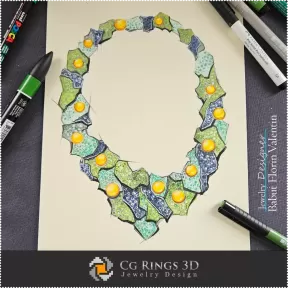 Necklace Sketch-Jewelry Design