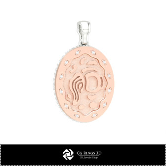 3D Women's Aquarius Zodiac Pendant Home, Bijoux 3D CAO, Pendentifs 3D CAO, Pendentifs du Zodiaque 3D