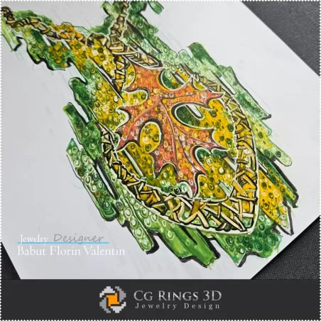 Schizzo di collana - Design di gioielli