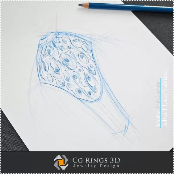 Ring Sketch-Jewelry Design