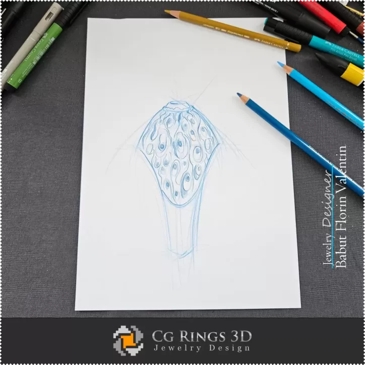 Ring Sketch-Jewelry Design