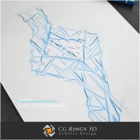 Boceto de reloj-Diseño de joyas