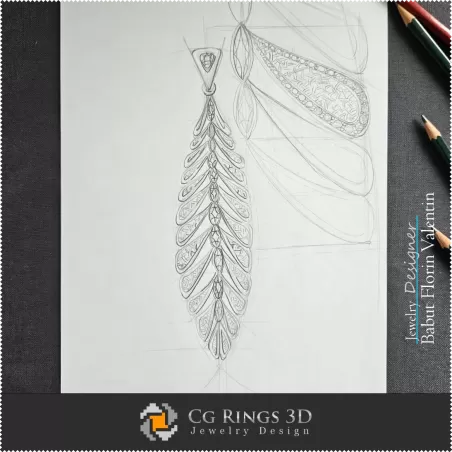 Pendant Sketch-Jewelry Design