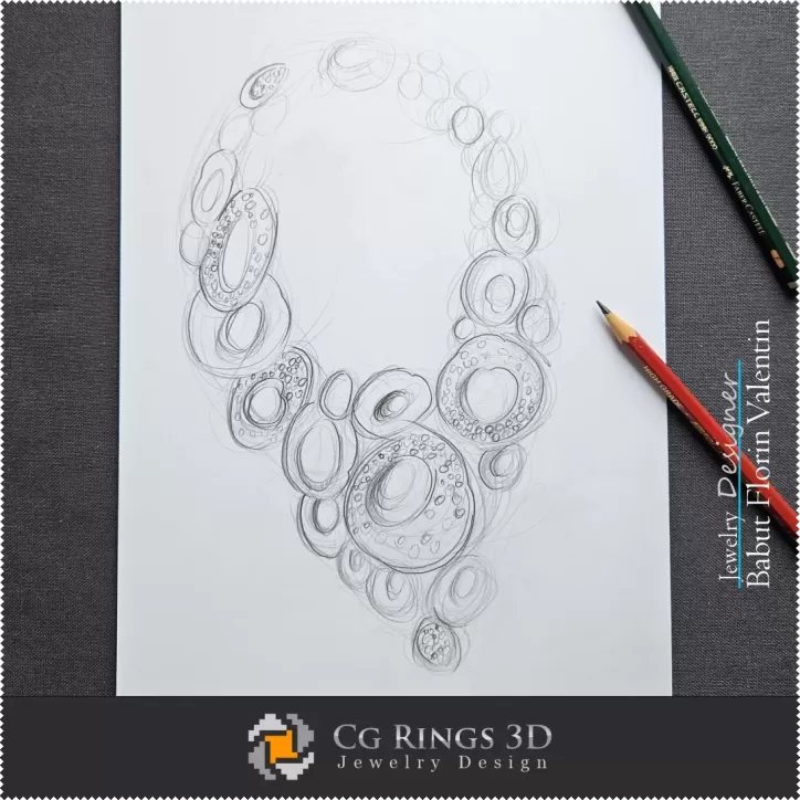 Schizzo Collana - Design Gioielli Schizzo Collana - Design Gioielli