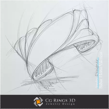 Armband-Skizze - Schmuckdesign