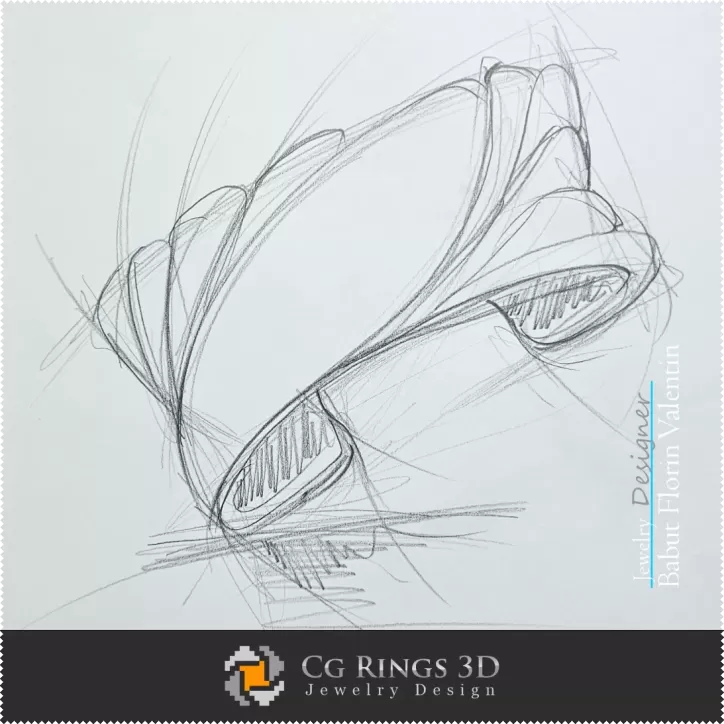 Armband-Skizze - Schmuckdesign