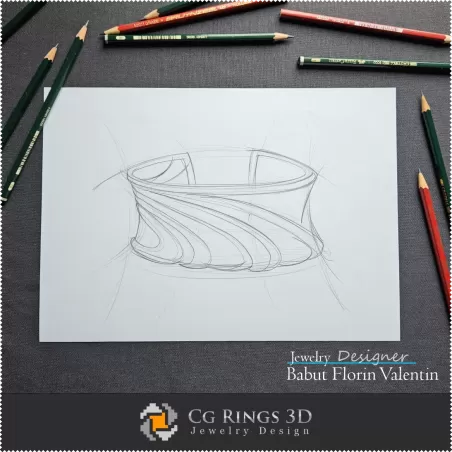 Bracelet Sketch - Jewelry Design