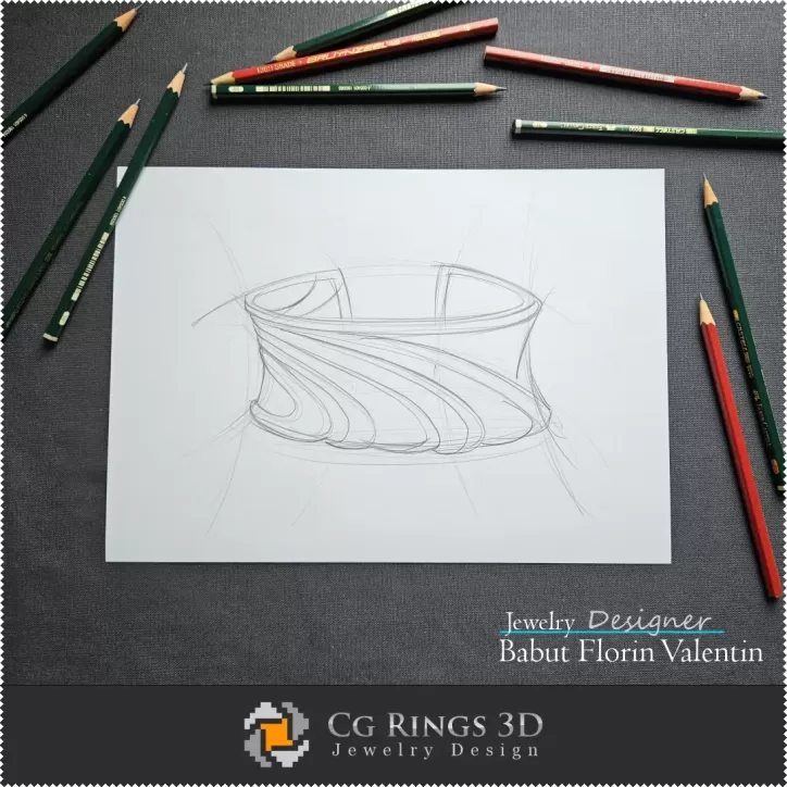 Bracelet Sketch - Jewelry Design