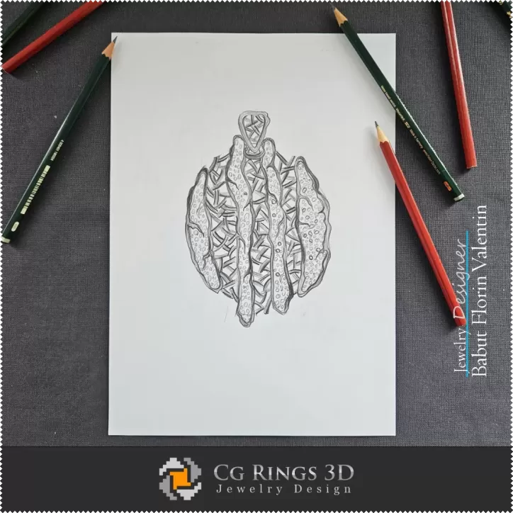 Pendant Sketch-Jewelry Design