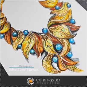 Schizzo di collana - Design di gioielli