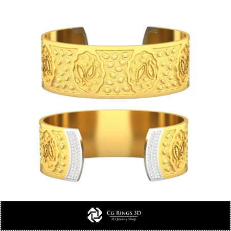 3D Women's Pisces Zodiac Bracelet Home, Bijuterii 3D , Bratari 3D CAD, Bratari 3D, BratarI Manseta 3D, Bratari cu Zodii 3D