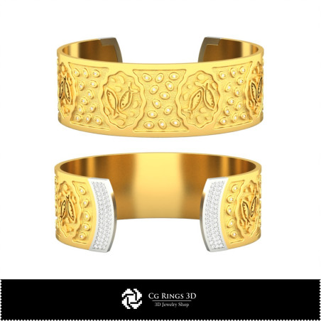 3D Women's Pisces Zodiac Bracelet Home, Bijoux 3D CAO, Bracelets 3D CAO, Bracelets 3D , Bracelets Manchette 3D , Bracelets du Zo