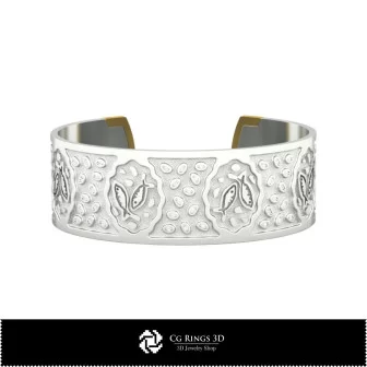 3D Women's Pisces Zodiac Bracelet Home, Bijuterii 3D , Bratari 3D CAD, Bratari 3D, BratarI Manseta 3D, Bratari cu Zodii 3D