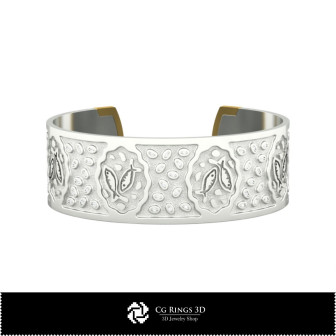 3D Women's Pisces Zodiac Bracelet Home, Bijoux 3D CAO, Bracelets 3D CAO, Bracelets 3D , Bracelets Manchette 3D , Bracelets du Zo