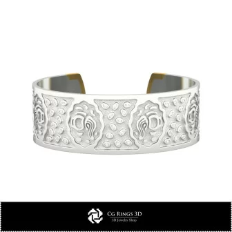 3D Women's Aquarius Zodiac Bracelet Home, Bijuterii 3D , Bratari 3D CAD, Bratari 3D, BratarI Manseta 3D, Bratari cu Zodii 3D