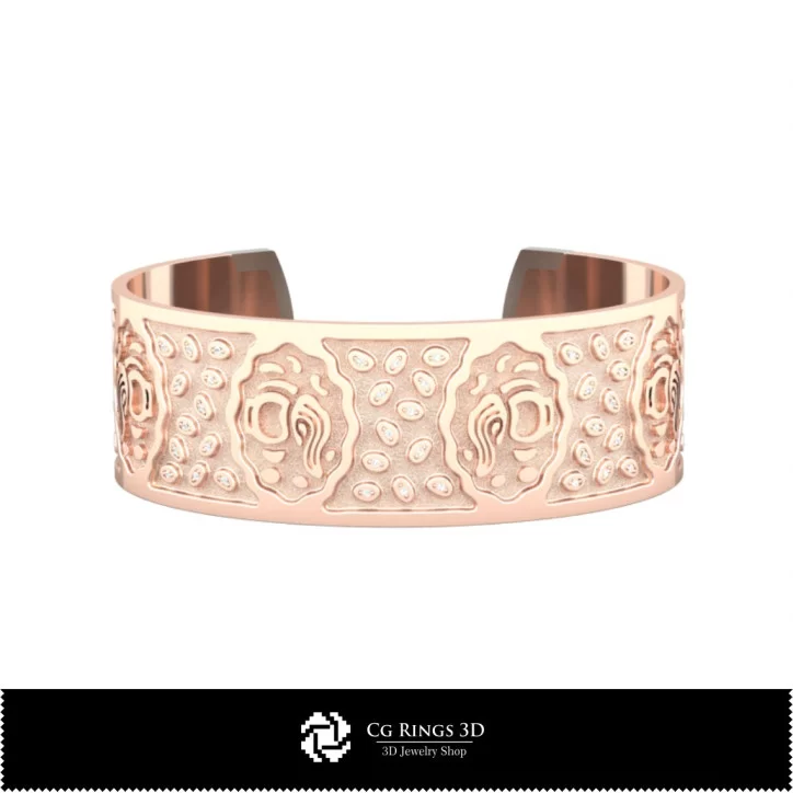 Bracelet Zodiaque Verseau Femme - Bijoux 3D CAO