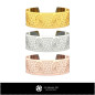Bracelet Zodiaque Verseau Femme - Bijoux 3D CAO
