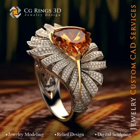 Palmring - Schmuck 3D CAD