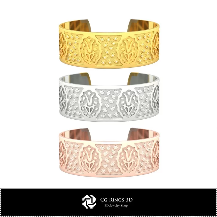 Women's Capricorn Zodiac Bracelet - Jewelry 3D CAD