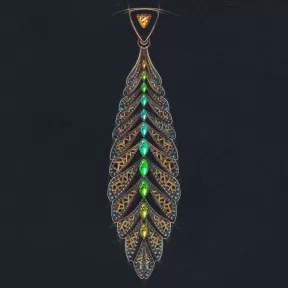 Pendant Sketch (Digital) - Jewelry Design