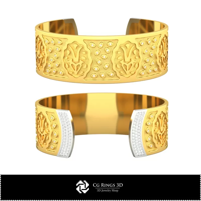 Pulsera zodiacal Capricornio para mujer - Joyería 3D CAD Pulsera zodiacal Capricornio para mujer - Joyería 3D CAD