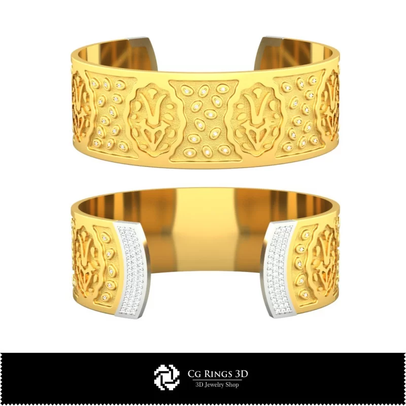 Pulsera zodiacal Capricornio para mujer - Joyería 3D CAD