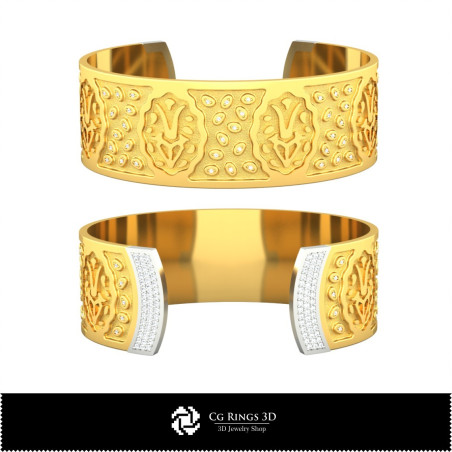 3D Women's Capricorn Zodiac Bracelet Home, Bijoux 3D CAO, Bracelets 3D CAO, Bracelets 3D , Bracelets Manchette 3D , Bracelets du