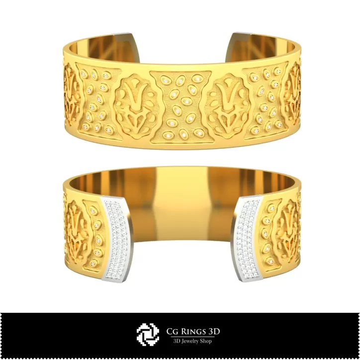 Damen Steinbock Sternzeichen Armband - Schmuck 3D CAD
