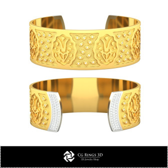 3D Women's Capricorn Zodiac Bracelet Home, Bijoux 3D CAO, Bracelets 3D CAO, Bracelets 3D , Bracelets Manchette 3D , Bracelets du