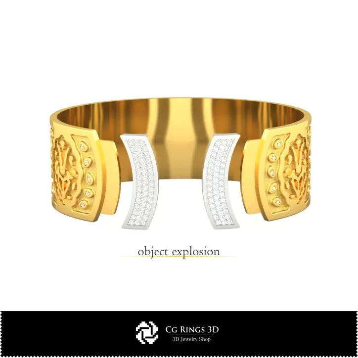 Damen Steinbock Sternzeichen Armband - Schmuck 3D CAD