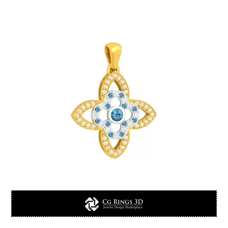 Bijoux-Pendentif DAO 3D