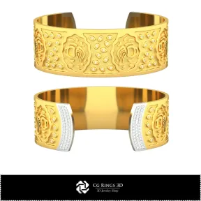 3D Women's Aquarius Zodiac Bracelet Home, Bijuterii 3D , Bratari 3D CAD, Bratari 3D, BratarI Manseta 3D, Bratari cu Zodii 3D