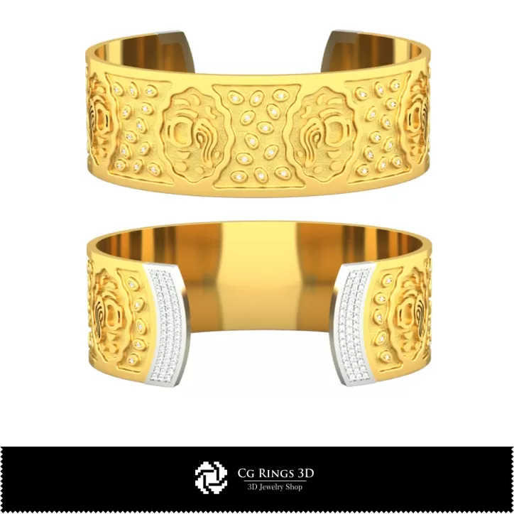 Damen Wassermann Sternzeichen Armband - Schmuck 3D CAD Damen Wassermann Sternzeichen Armband - Schmuck 3D CAD