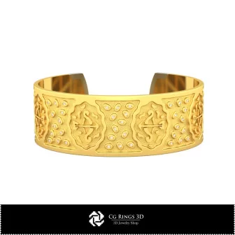 3D Women's Sagittarius Zodiac Bracelet Home, Bijoux 3D CAO, Bracelets 3D CAO, Bracelets 3D , Bracelets Manchette 3D , Bracelets 