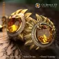 Earrings with Topaz Precious  - Jewelry 3D CAD