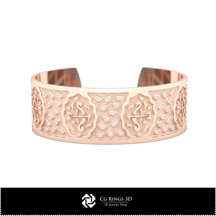 Bracelet Zodiaque Sagittaire Femme - Bijoux 3D CAO