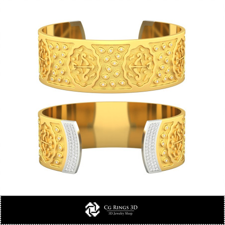 3D Women's Sagittarius Zodiac Bracelet Home, Bijoux 3D CAO, Bracelets 3D CAO, Bracelets 3D , Bracelets Manchette 3D , Bracelets 