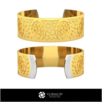 Pulsera 3D para mujer del zodiaco Sagitario, hogar, joyería CAD 3D, pulseras CAD 3D, pulseras 3D, brazalete 3D, pulsera del