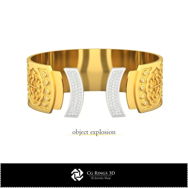 Women's Sagittarius Zodiac Bracelet - Jewelry 3D CAD